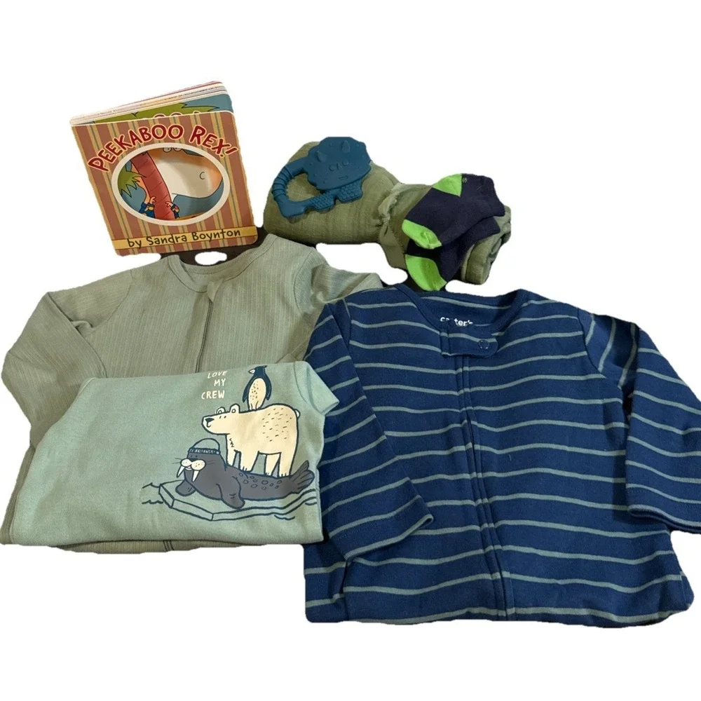 Baby Boy Book Gift Box,‎ Baby Shower Present Newborn Welcome Baby Boy Essentials